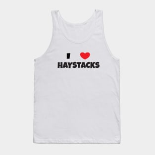 I Love Haystacks 2 Black Tank Top